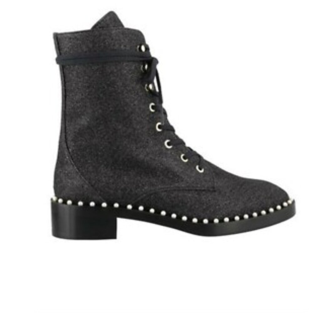 Stuart Weitzman Sondra Pearl Combat Boots
